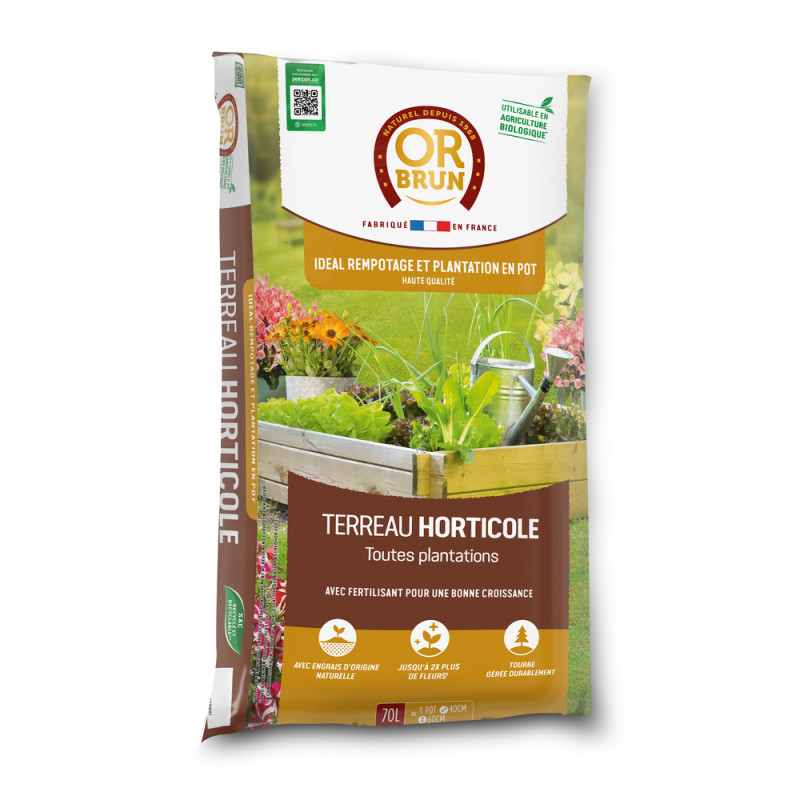 Terreau horticole pour toutes plantations - Sac de