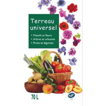 Terreau universel - sac de 70 litres