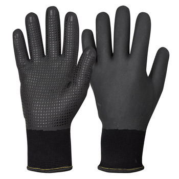 Gants jardin : imperméables, noirs, T8