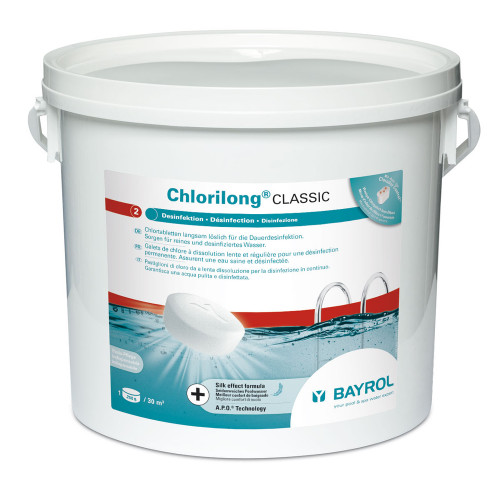 Galets de chlore CHLORILONG CLASSIC pour piscine -