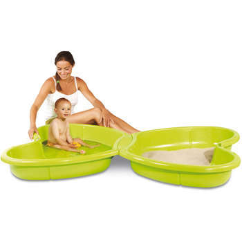 Bac à sable papillon en plastique - L. 167 x l. 11