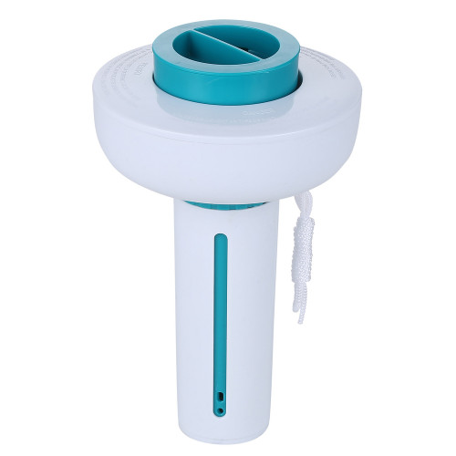 Doseur flottant bleu et blanc pour traitement de p