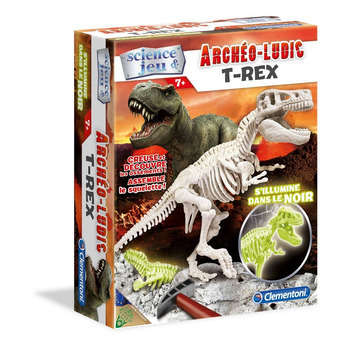 Coffret d'archéologie T-Rex phosphorescent