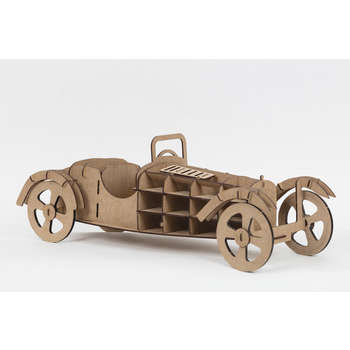 Maquette grand format : voiture, bois