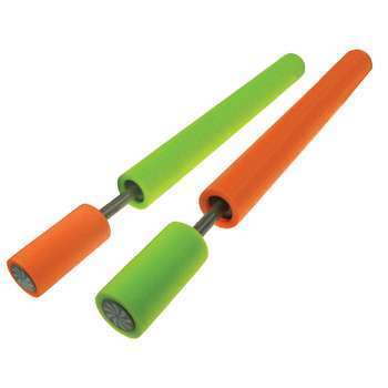 Lance à eau Waterflash verte et orange en plastiqu