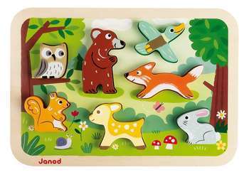 Puzzle 3D animaux de la forêt