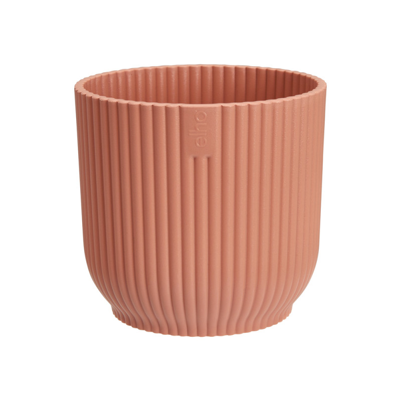 Cache-pot Vibes Fold rond mini Ø9cm rose poudré