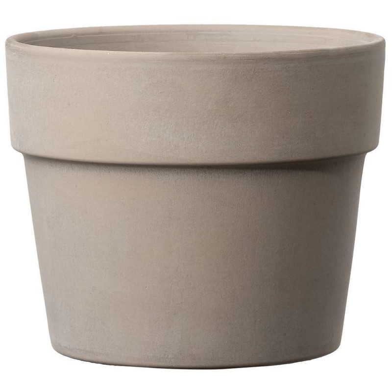 Pot Vaso Perfetto Grafite en terre cuite - H. 38,9