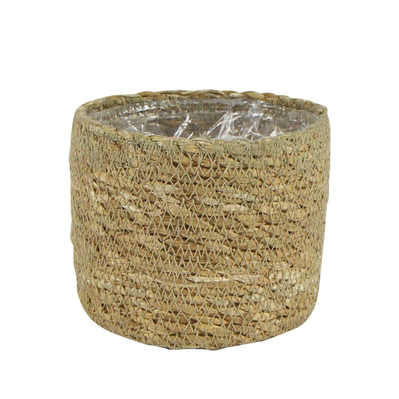 Cache-pot Stef Naturel D15 H15 cm