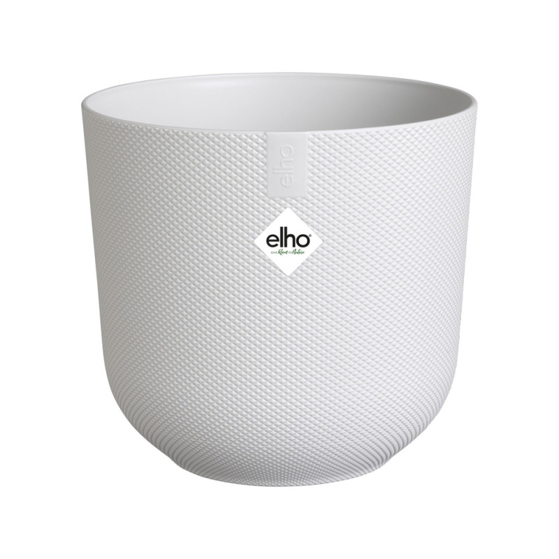 Cache-pot Jazz ?26cm blanc soie