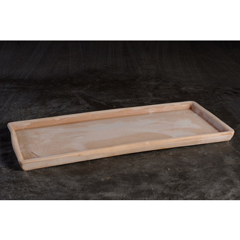 Soucoupe rectangulaire en terre cuite L. 40cm