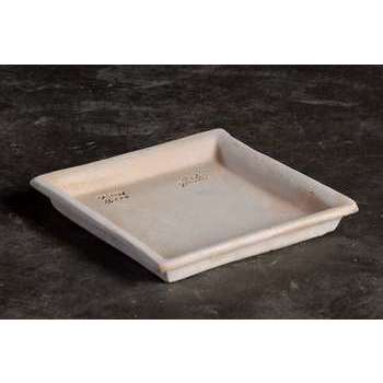 Soucoupe carrée en terre cuite L. 30 x l. 30cm