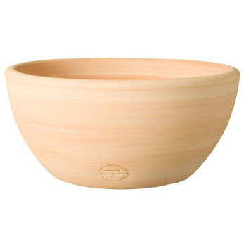 Coupe en terre cuite claire Ø 40 x H. 20 cm