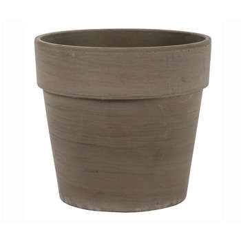 Pot Calima : basalt, marron, d.24cm