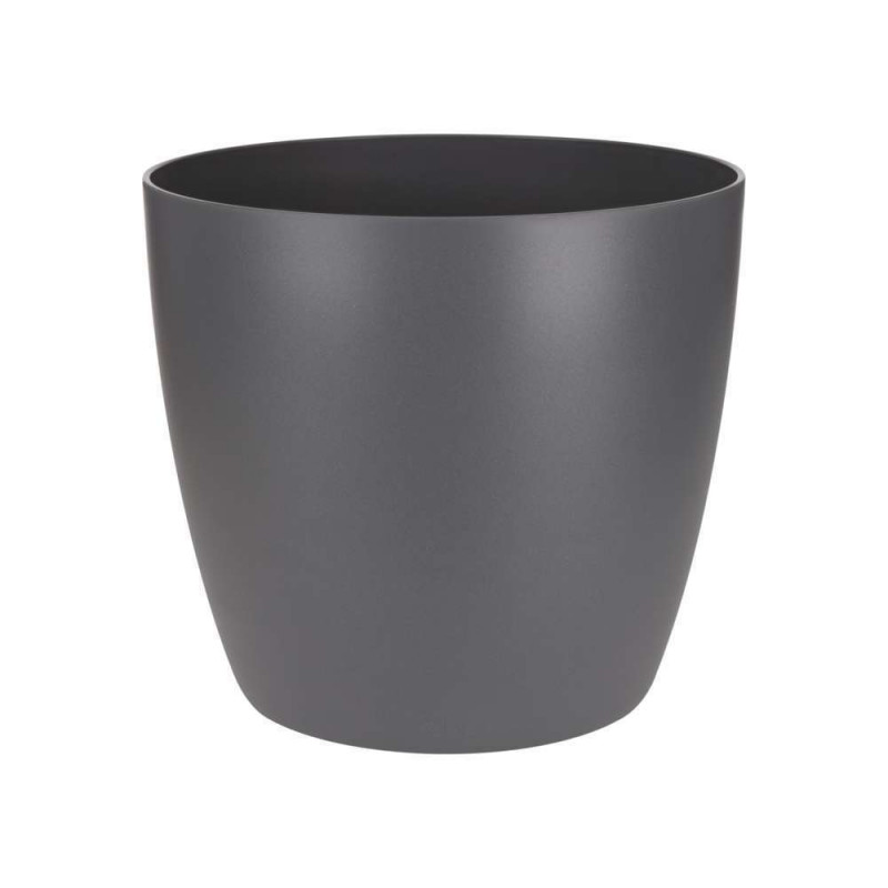 Cache-pot Brussels Mini, anthracite Ø 10,2 x H. 8,