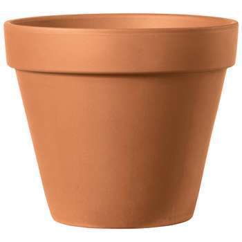 Pot horticole : terre cuite d.9cm