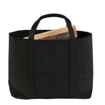 Sac à bûche Belhara : noir