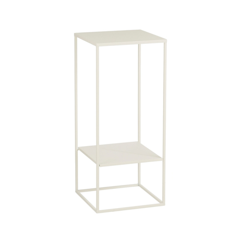 Table de service 'Eline', coloris crème - L. 30xl.