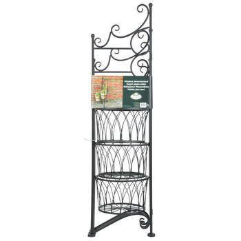 Support 3 plantes pliant (sans vis), en fer L. 48,