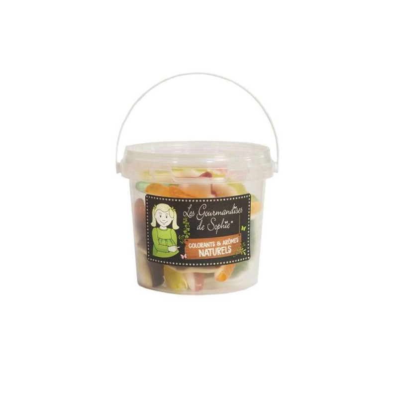 Crocodiles, confiseries gourmandes - Mini seau 100