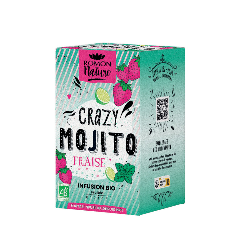 Infusion bio Crazy Mojito - 16 sachets