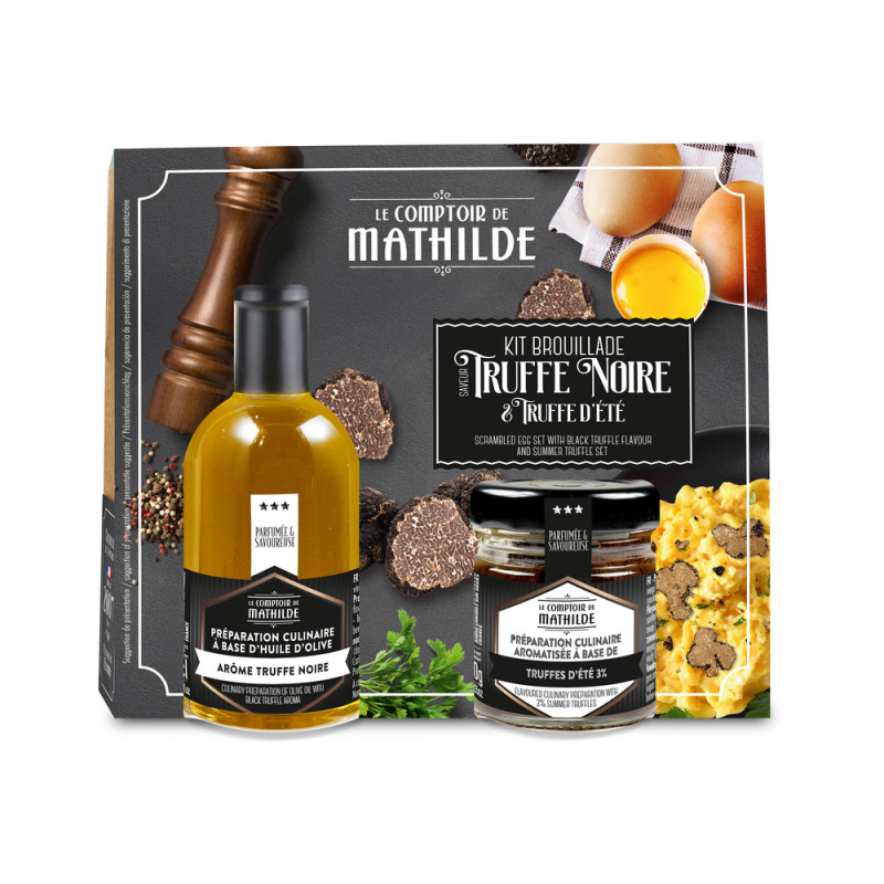 Kit brouillade saveur truffe noire et truffe d'été