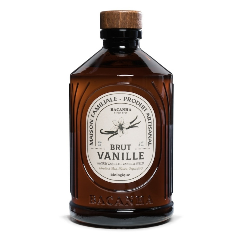 Sirop brut de vanille bio - 400ml