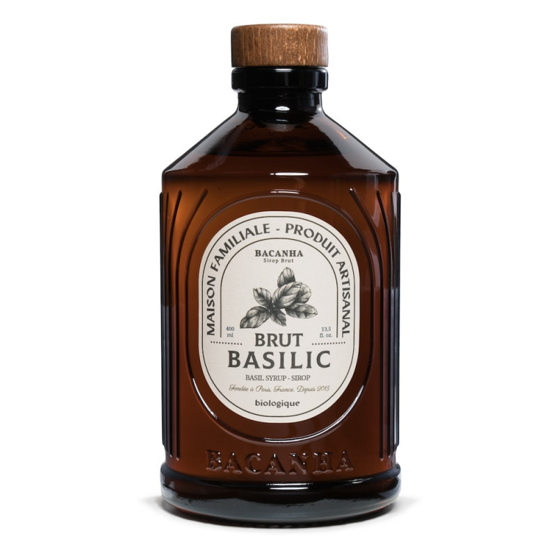 Sirop brut de basilic bio - 400ml