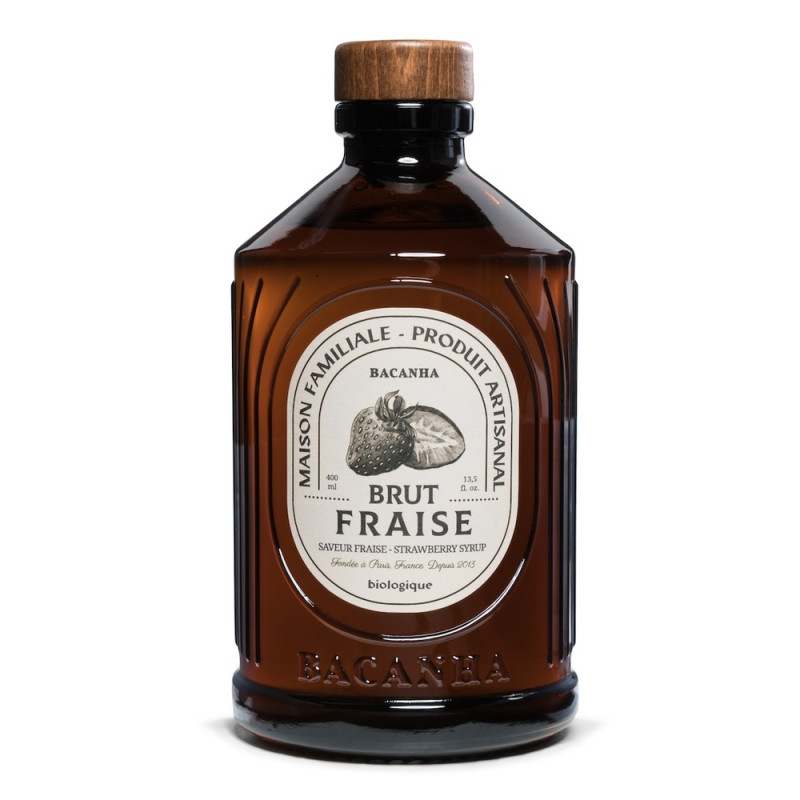 Sirop brut de fraise bio - 400ml