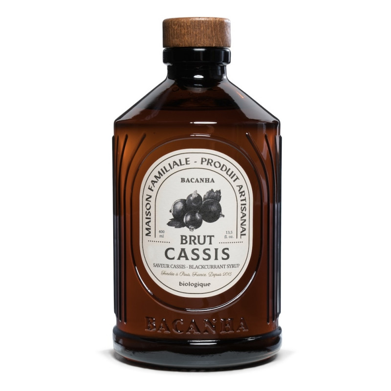 Sirop brut de cassis bio - 400ml