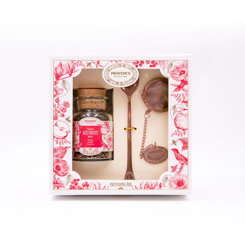 Coffret d'infusions aux fruits bio, en vrac - 45g