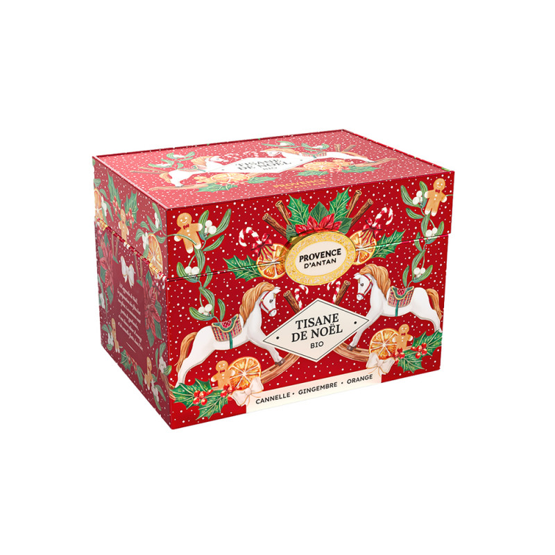Coffret tisane de Noël bio, orange & cannelle - 20