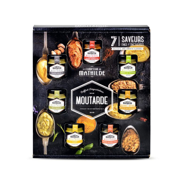 Coffret dégustation de moutardes - 7x35g