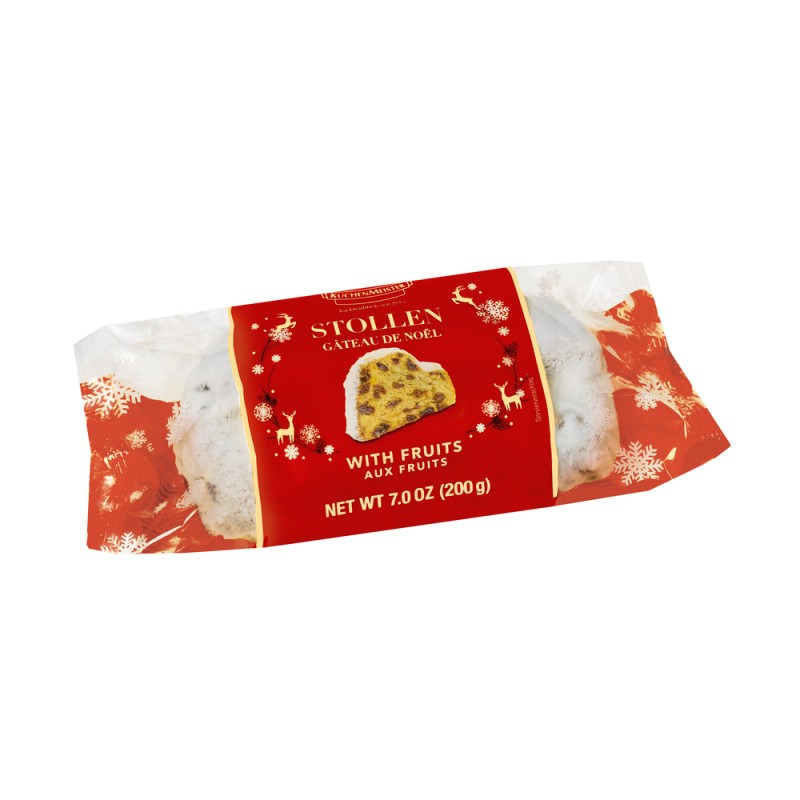 Stollen : gâteau de Noël aux fruits - 200g
