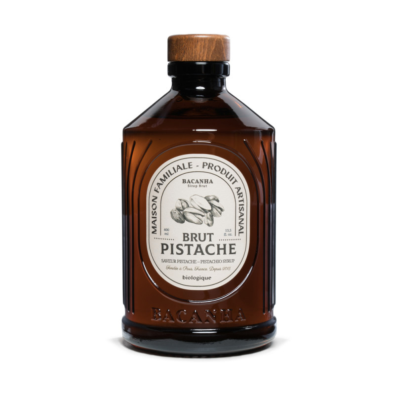 Sirop brut à la pistache bio - 400ml