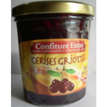 Confiture au miel et cerise griottes:375g