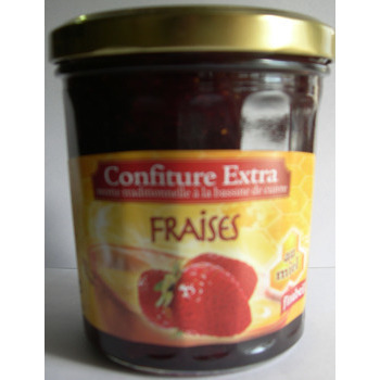 Confiture au miel fraise : 375g