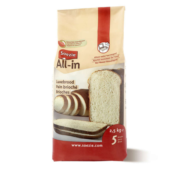 Farine All-In pour pain brioché, 2,5kg