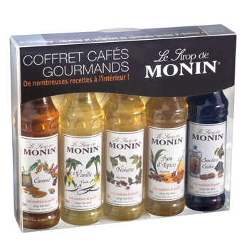 Coffret Cafés Gourmands : 5 sirops x (5cl)