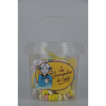 Assortiment bonbons dextrose : seau, 220g