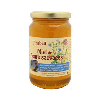 Miel de fleurs sauvages : pot 375g