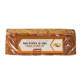 Pain d'épice tranché au caramel, 300gr