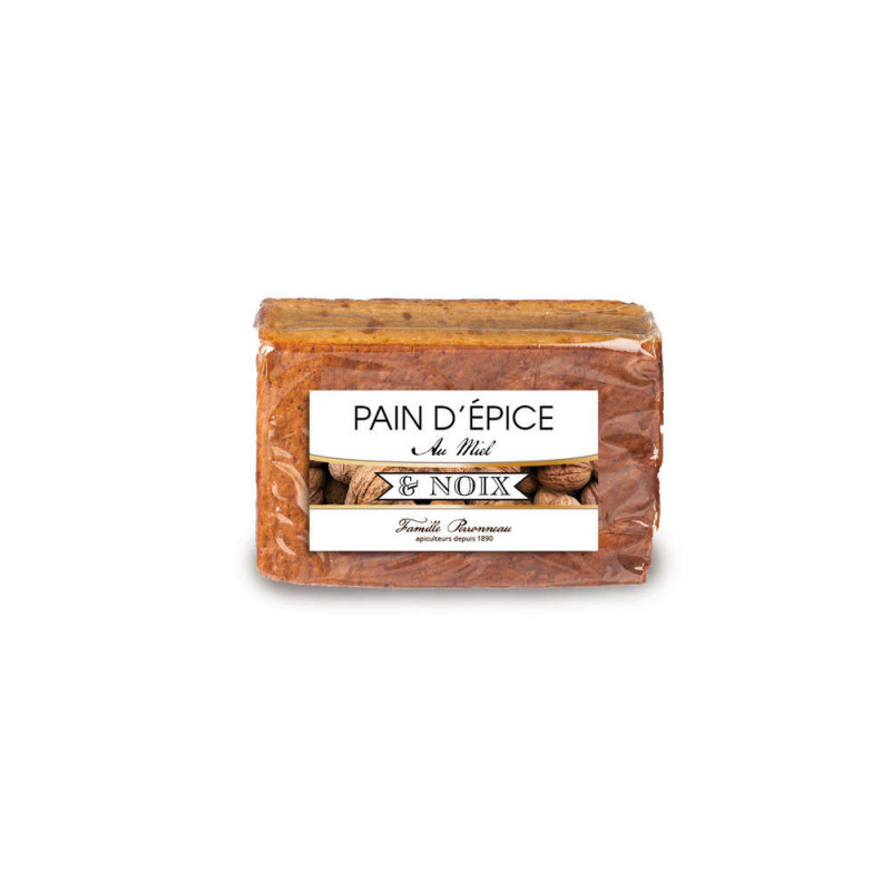 Pain d'epices tranché :noix, 150g