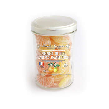 Bonbons tranches au miel : agrumes, 150g