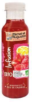 Infusion d'hibiscus, pointe de citron et larme de