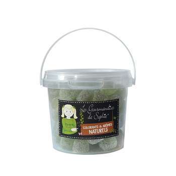 Petit seau billes menthe 130 g