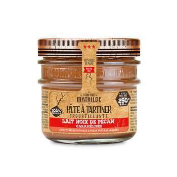 Pâte à tartiner croustillante lait noix de pécan c