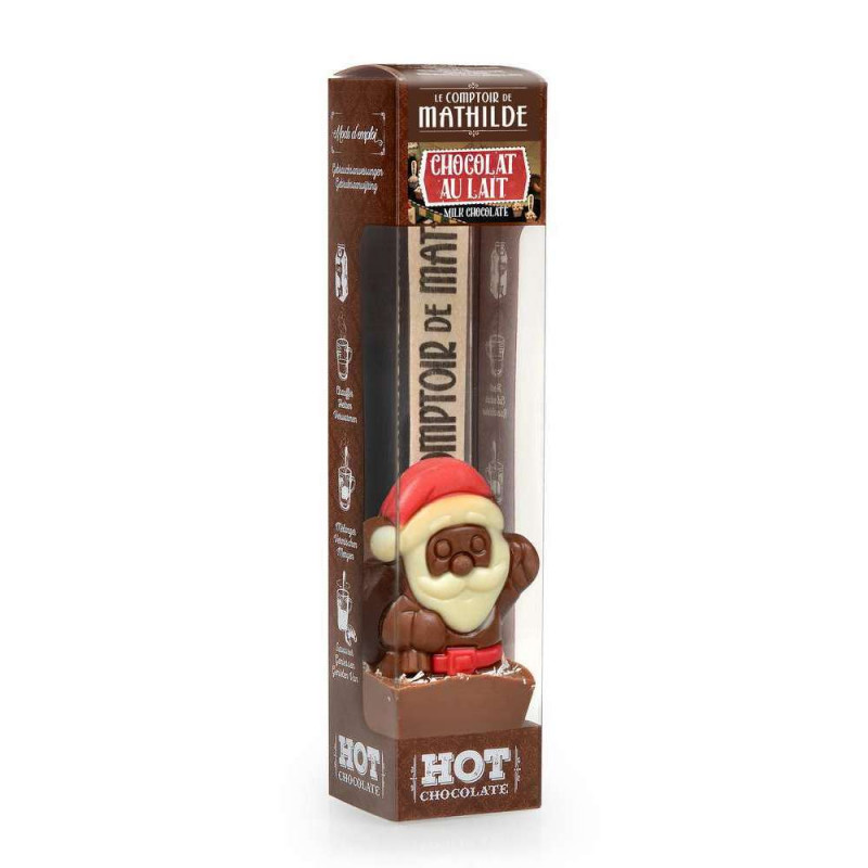 Cuillère Hot Chocolate - Père noël chocolat au lai