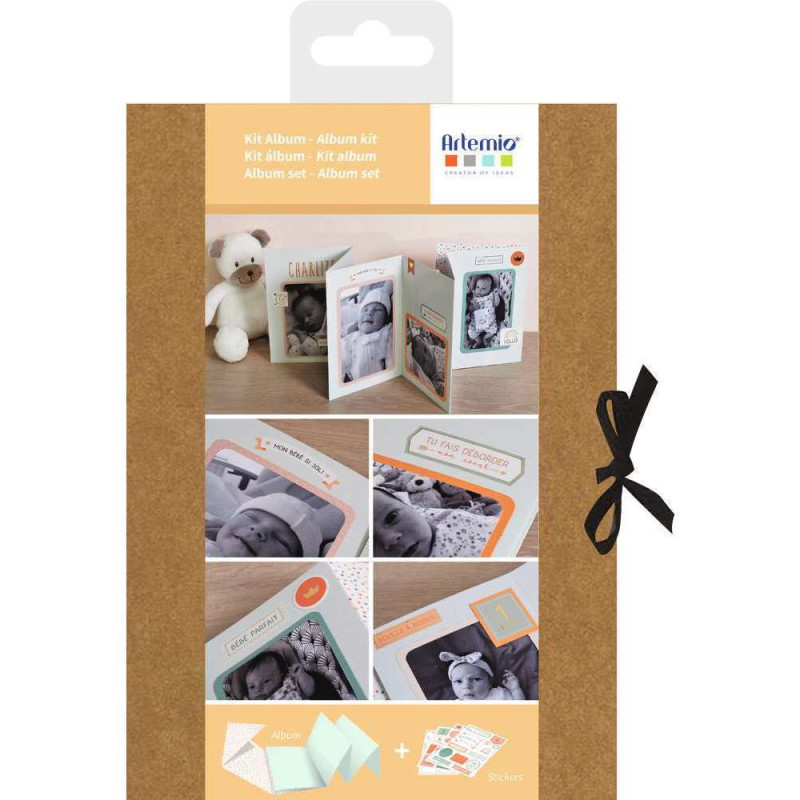 Mini album accordéon Baby + foil
