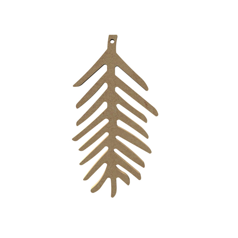 Décor Noël en bois à customiser : branche sapin
